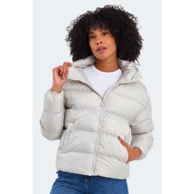 Slazenger Bailey I Taş Gri Kadın Mont