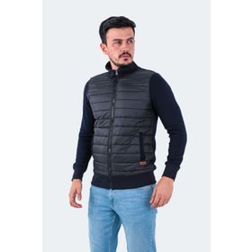 Slazenger Basıl Lacivert Erkek Sweatshirt
