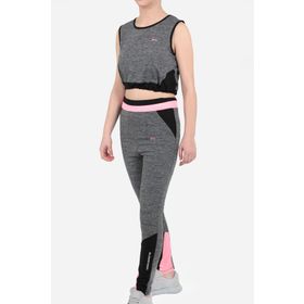Slazenger Desi Koyu Gri Kız Çocuk Tayt Takım