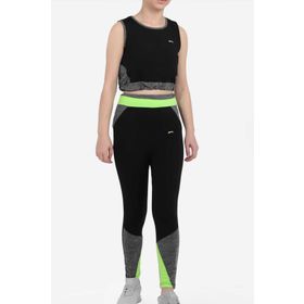 Slazenger Desi Siyah Kız Çocuk Tayt Takım