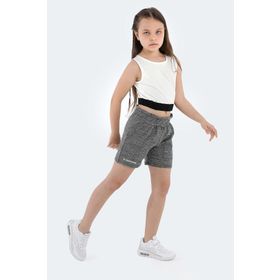 Slazenger Devaraj Koyu Gri Kız Çocuk Şort