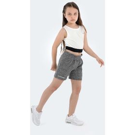 Slazenger Devaraj Koyu Gri Kız Çocuk Şort