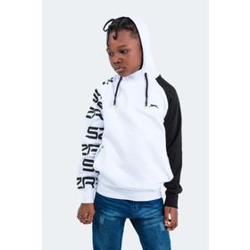 Slazenger Draven Siyah Beyaz Unisex Çocuk Sweatshirt