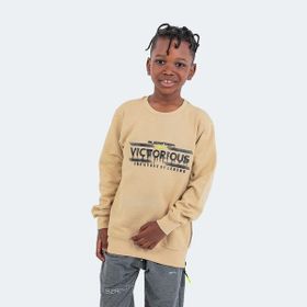 Slazenger Duna IN Bej Unisex Çocuk Sweatshirt