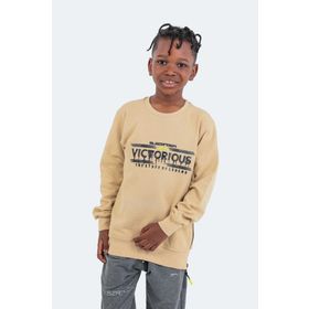 Slazenger Duna IN Bej Unisex Çocuk Sweatshirt