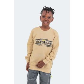 Slazenger Duna IN Bej Unisex Çocuk Sweatshirt