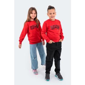 Slazenger Duna In Kırmızı Unisex Çocuk Sweatshirt