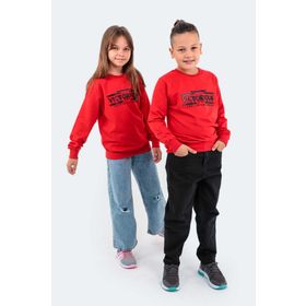 Slazenger Duna In Kırmızı Unisex Çocuk Sweatshirt