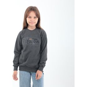 Slazenger Duna In Koyu Gri Unisex Çocuk Sweatshirt