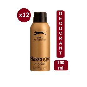 Slazenger Gold Active Sport 12x150 ml Erkek Deodorant