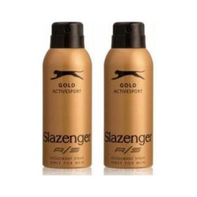 Slazenger Gold Active Sport 2x150 ML Erkek Deodorant
