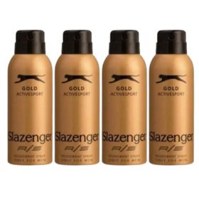 Slazenger Gold Active Sport 4x150 ml Erkek Deodorant
