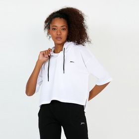 Slazenger Golyat Beyaz Kadın Sweatshirt