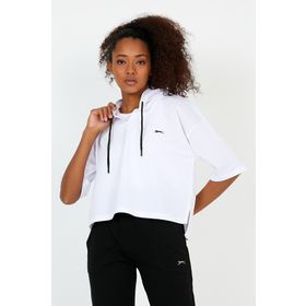 Slazenger Golyat Beyaz Kadın Sweatshirt