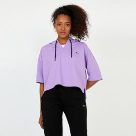 Slazenger Golyat Lila Kadın Sweatshirt