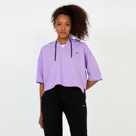 Slazenger Golyat Lila Kadın Sweatshirt