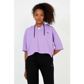 Slazenger Golyat Lila Kadın Sweatshirt