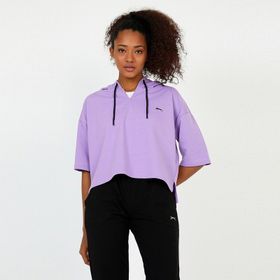 Slazenger Golyat Lila Kadın Sweatshirt