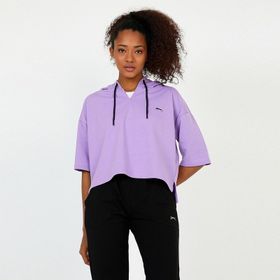 Slazenger Golyat Lila Kadın Sweatshirt