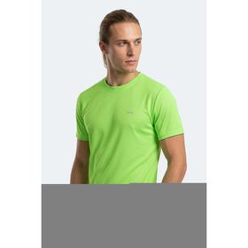 Slazenger HAUNTED I Erkek Neon Yeşil Tişört