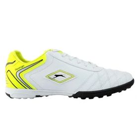 Slazenger Hugo HS Beyaz Sarı Futbol Erkek Çocuk Halı Saha Ayakkabı
