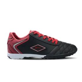 Slazenger Hugo HS Siyah Kırmızı Futbol Erkek Çocuk Halı Saha Ayakkabı