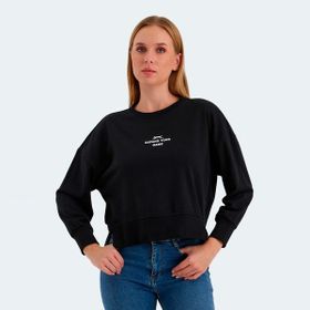 Slazenger Idal Siyah Kadın Sweatshirt