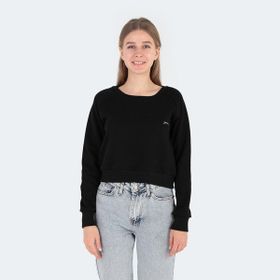 Slazenger Kaıto Siyah Kadın Sweatshirt