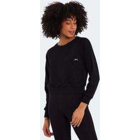 Slazenger Kaıto Siyah Kadın Sweatshirt
