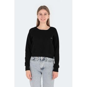 Slazenger Kaıto Siyah Kadın Sweatshirt