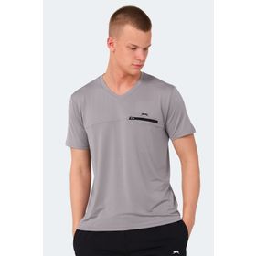 Slazenger Kallias Gri Erkek T-shirt