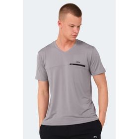 Slazenger Kallias Gri Erkek T-shirt