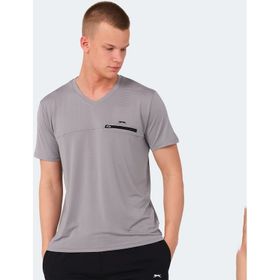 Slazenger Kallias Gri Erkek T-shirt