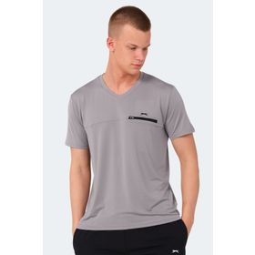 Slazenger Kallias Gri Erkek T-shirt