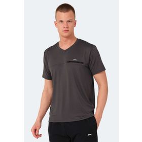 Slazenger Kallias Koyu Gri Erkek T-shirt