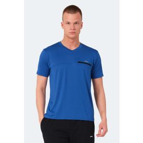 Slazenger Kallias Saks Mavi Erkek T-shirt