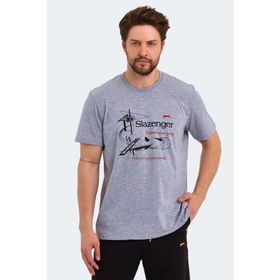 Slazenger Karnen Gri Erkek T-shirt