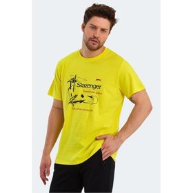 Slazenger Karnen Over Açık Sarı Erkek T-Shirt