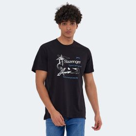 Slazenger Karnen Over Siyah Erkek T-shirt