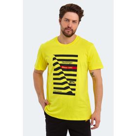 Slazenger Katell Over Açık Sarı Erkek T-shirt