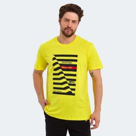 Slazenger Katell Over Açık Sarı Erkek T-shirt