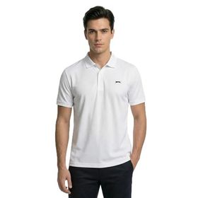 Slazenger KATINA Erkek Polo Yaka Beyaz Tişört