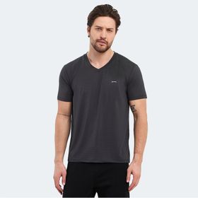 Slazenger Katriina Koyu Gri Erkek T-shirt