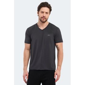 Slazenger Katriina Koyu Gri Erkek T-shirt
