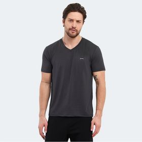Slazenger Katriina Koyu Gri Erkek T-shirt
