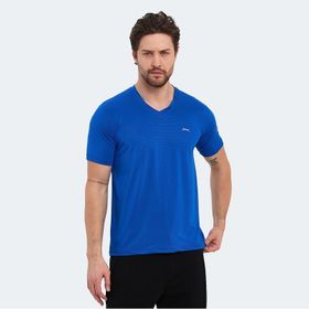 Slazenger Katriina Saks Mavi Erkek T-shirt