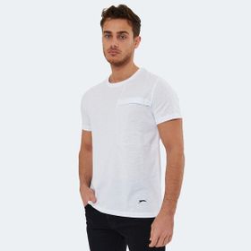 Slazenger Kaurı Beyaz Erkek T-shirt