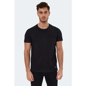 Slazenger Kaurı Siyah Erkek T-shirt