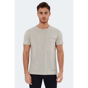 Slazenger Kaurı Taş Gri Erkek T-shirt