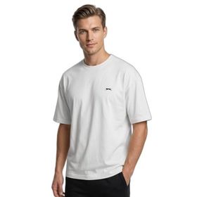 Slazenger KEANE Erkek Oversıze Beyaz Tişört